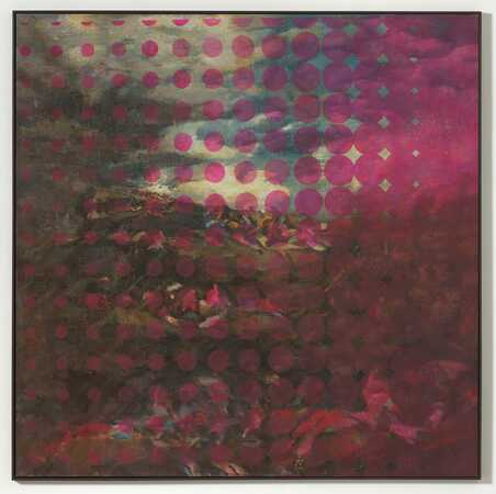 Markus Schinwald Extensions (Untitled),2024 Oil on canvas 200x200cm(78.74x78.74in) (MAS1123)